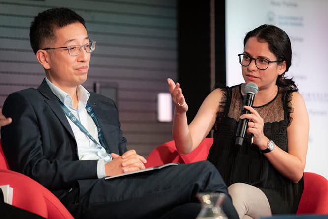 Photography Portfolio by P-O-L-O: ADC-forum-2019-Blockchain-Global-Summit-Liming-Zhu-and-Shikha-Mehra-