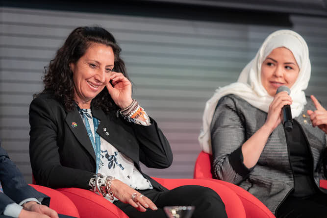 Photography Portfolio by P-O-L-O: ADC-forum-2019-Blockchain-Global-Summit-Loretta-Joseph-and-Dr-Shada-Alsalamah-