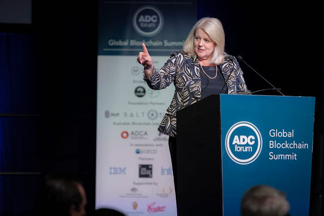 Photography Portfolio by P-O-L-O: ADC-forum-2019-Blockchain-Global-Summit-The-Hon-Karen-Andrews-MP-